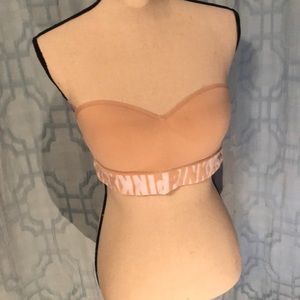 Victoria’s Secret strapless bra in  nude
